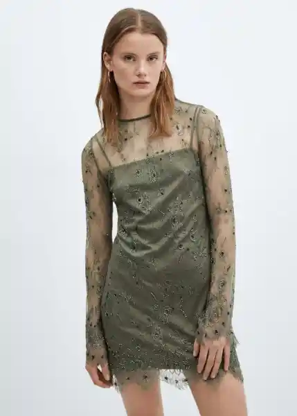 Vestido Jenner Piedra Talla L Mujer Mango