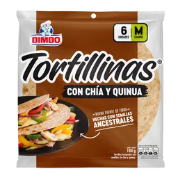 Tortillinas Tortillas con Chía y Quinua Tamaño M