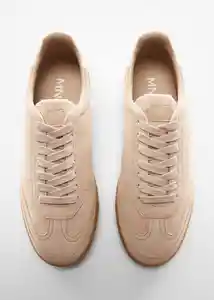 Zapatillas Deportiva Soler Beige Talla 41 Mujer Mango