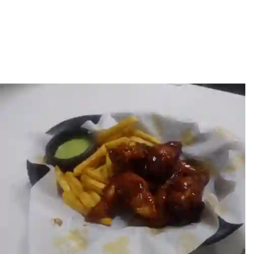 Alitas Bbq + Papas +Gaseosa