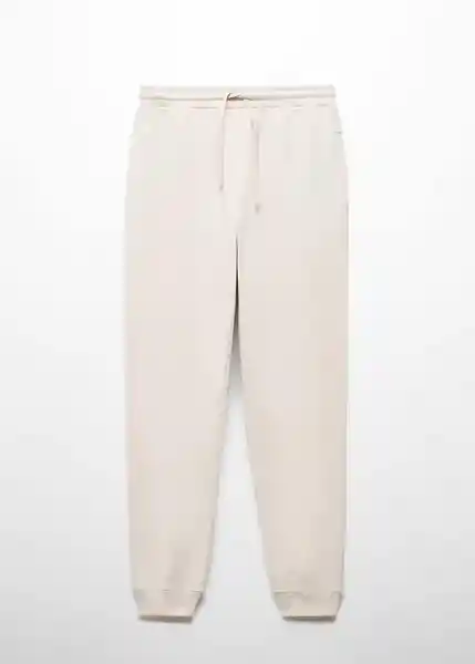 Pantalón Pijama Maury Beige Talla M Mujer Mango