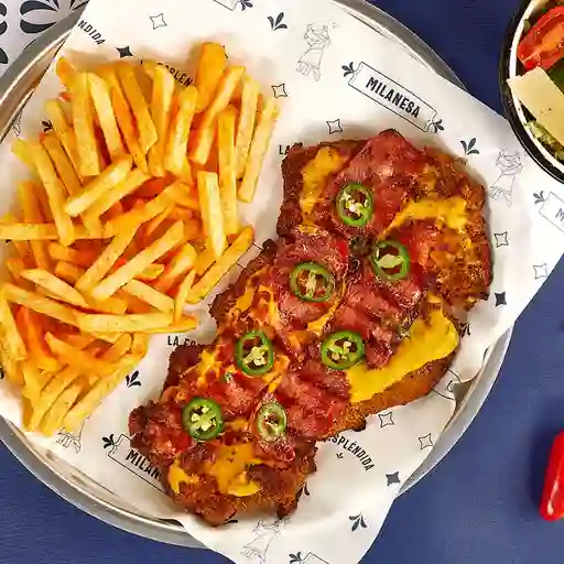 Combo milanesa picosa
