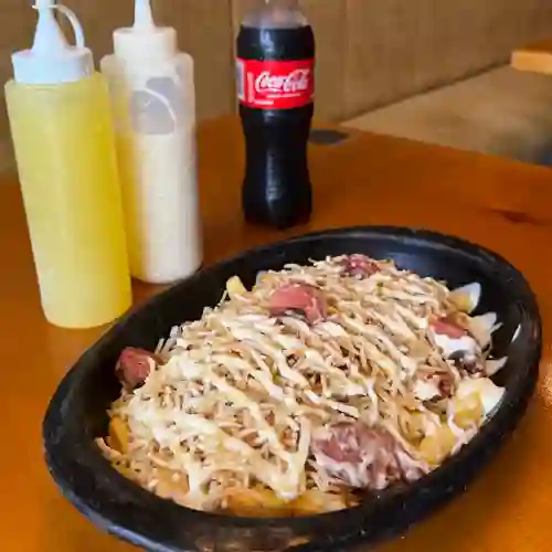 Salchipapas Suizas