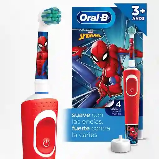 Cepillo Eléctrico Recargable Oral-B Marvel Spider-Man 1 Unidad