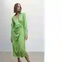 Vestido Colette Verde Talla 18 Mujer Mango