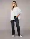 Camisa Mujer Azul Talla MEDIUM 5732400 American Eagle