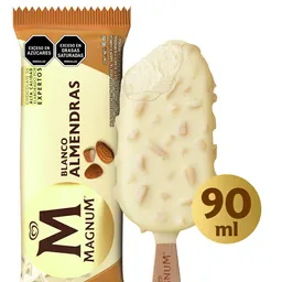 Paleta Helada Magnum Almendras Chocolate Blanco