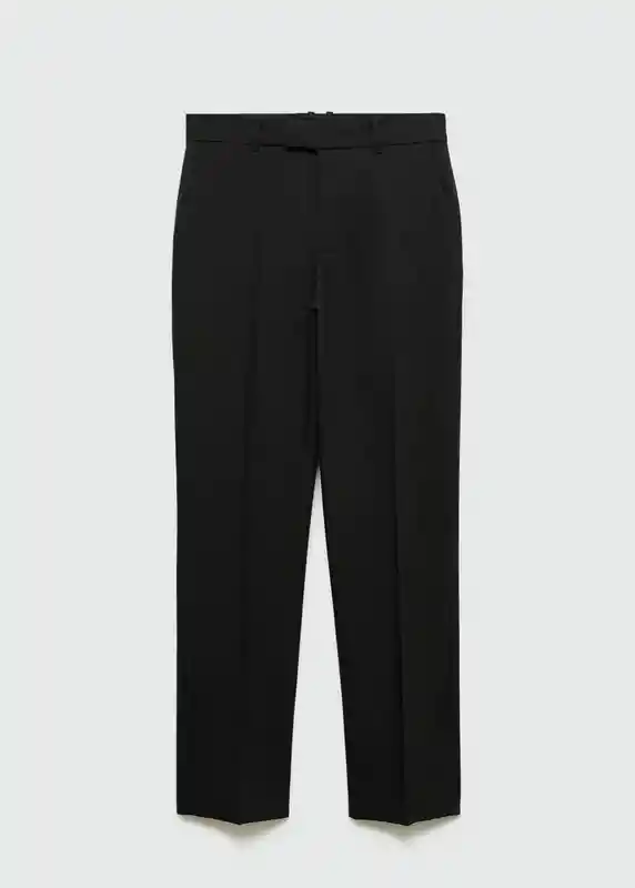 Pantalón Boreal Negro Talla 44 Mujer Mango