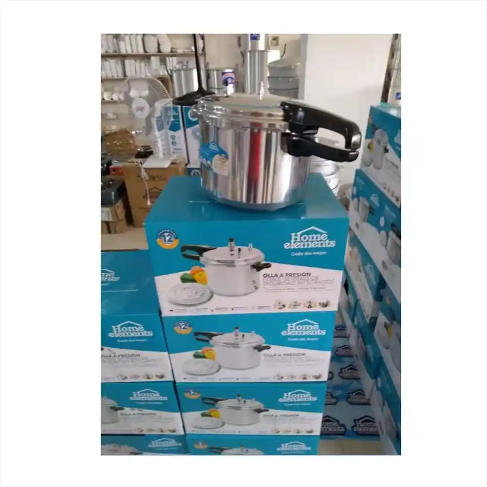  Olla A Presion  Capacidad 9 Litros  Cierre Externo  Home Elements  