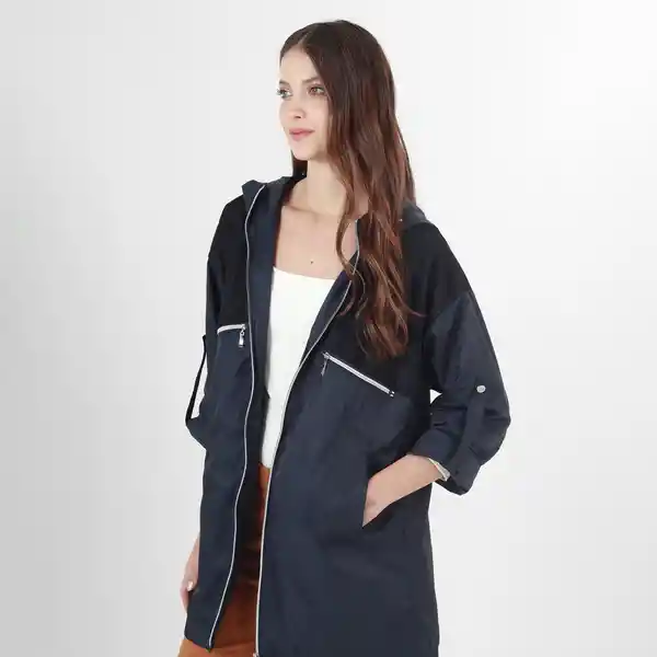 Chaqueta Cuello Alto Manga Larga Negro Talla S 725439