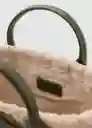 Bolso P Nido Khaki Talla 99 Mujer Mango