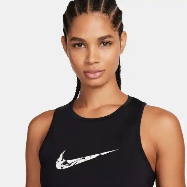 Nike Polera One Swsh Hbr Tank Blanco Para Mujer Talla S