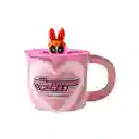 Taza Con Tapa de Bombón Serie Las Chicas Superpoderosas Miniso