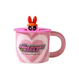 Taza Con Tapa de Bombón Serie Las Chicas Superpoderosas Miniso