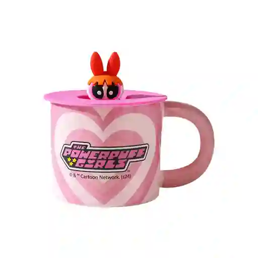 Taza Con Tapa de Bombón Serie Las Chicas Superpoderosas Miniso