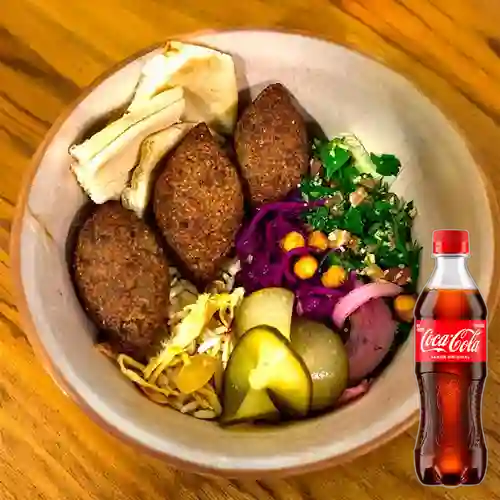 Combo Bowl Kibbe + Coca Cola Original 400 ml