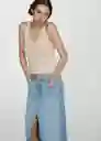 Top Sito Arena Talla M Mujer Mango