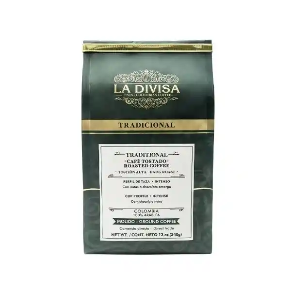 La Divisa Café Tradicional Molido Tostion Alta