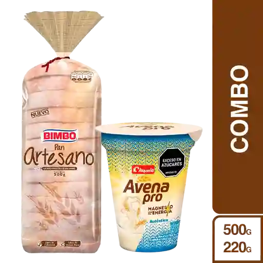 Combo Avena Pro Auténtica + Bimbo Pan Artesano