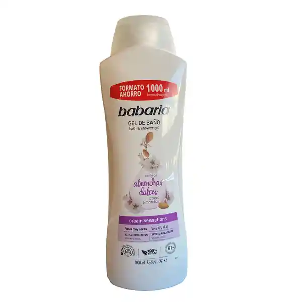 Gel Baño Babaria Aceite Almendras Dulces