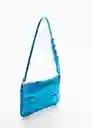 Bolso P Malika Turquesa Talla 99 Mujer Mango