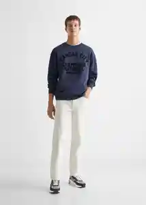 Buzo Sudadera Kansas Navy Talla 19 Teen Niños Mango