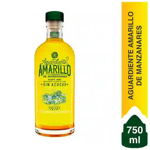 Amarillo de Manzanares Aguardiente Sin Azúcar
