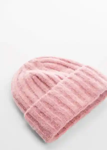 Gorro Rina Rosa Pastel Talla 99 Mujer Mango