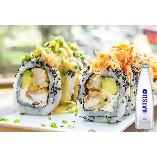 Combo Sushi Conde Roll + Agua Hatsu Sin Gas 300 ml