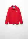 Polo Alvin Rojo Talla 06 Niños Mango