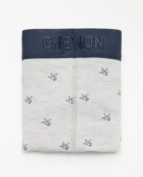 Bóxer Timeless Gris Plomo Claro Talla L Chevignon