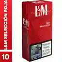 L&M Selección Roja x 10 Cigarrillos