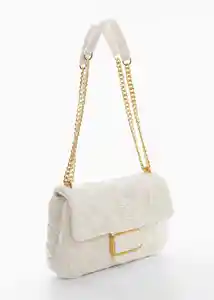 Bolso G Fido Beige Mujer Mango