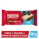 Nestlé Chocotrio Chocolate Galleta de Cookies And Cream 90 g