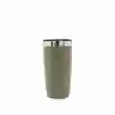 Vaso Doble Pared en Acero Taupe 320 mL Ambiente Gourmet