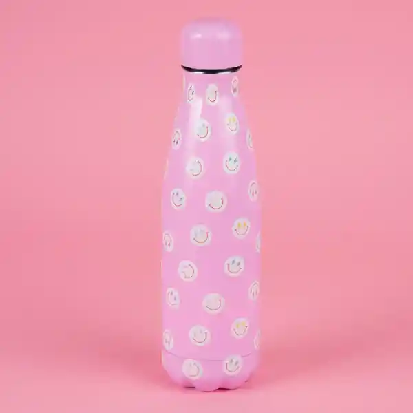 Vaso de Acero Caras Sonriente 500 mL Miniso