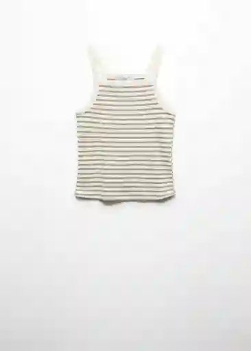 Top Cookie Verde Talla M Mujer Mango