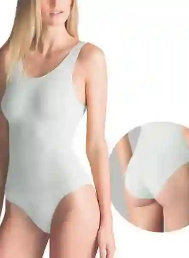 Tall Body Invisible Tanga Mujer Blanco a L-XL