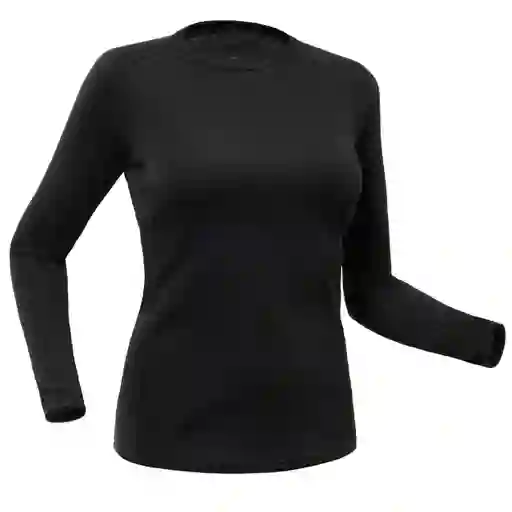 Wedze Camiseta Térmica Esquí­ Mujer Negra Talla L SKI Bl 100