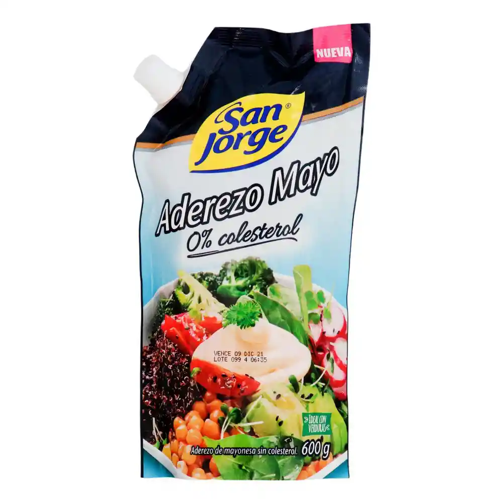 Aderezo Mayonesa 0% Colesterol San Jorge