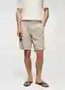 Bermuda Opal Beige Talla 44 Hombre Mango