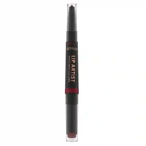 Labial Catrice Lip Artist Matte 2 en 1 Lipstick y Liner No. 040 X
