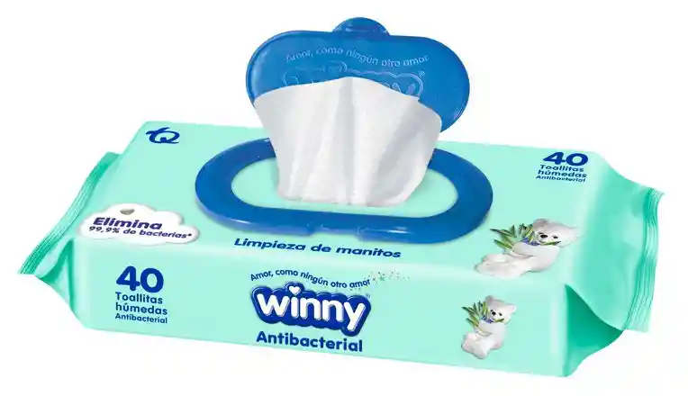 Winny Toallitas Húmedas Antibacterial Manitos