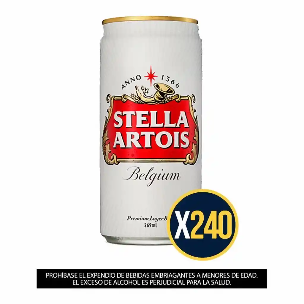 Stella Artois Cervezalata 269Ml X240