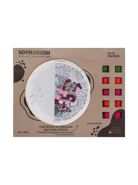 Soyblossom Kit Imagina Bordado Violeta B001