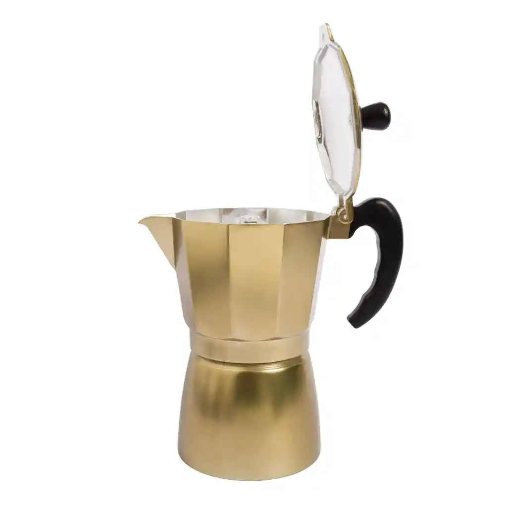 Cafetera Moka Dorada Ambiente Gourmet