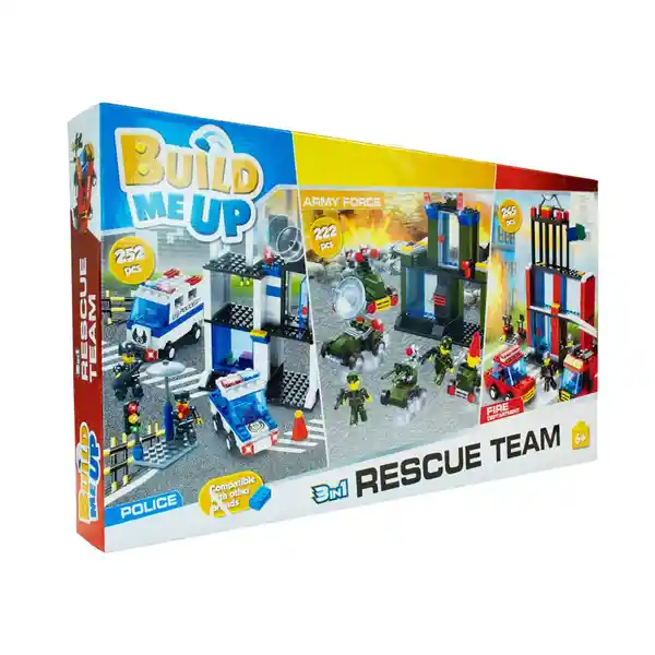 Happy Line Set de Bloques Set Rescate Bombero