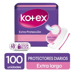 Kotex Protectores Diarios Extra Largos