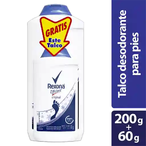 Rexona Talco Desodorante para Pies Efficient