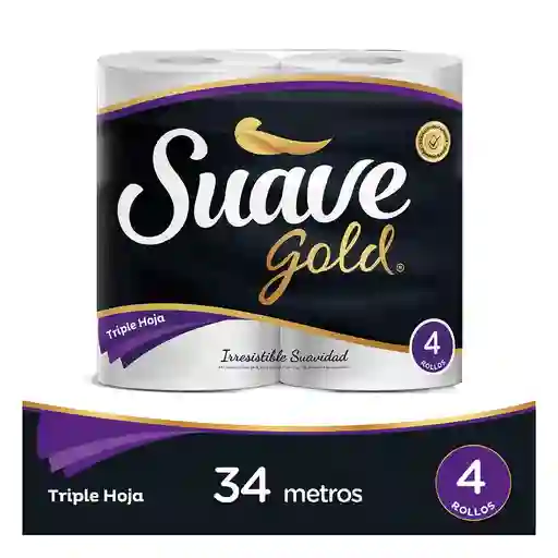 Suave Gold Papel Higiénico Triple Hoja